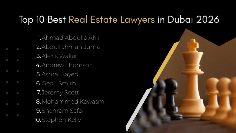 10 Best Real Estate Lawyers in Dubai (2026 Guide)